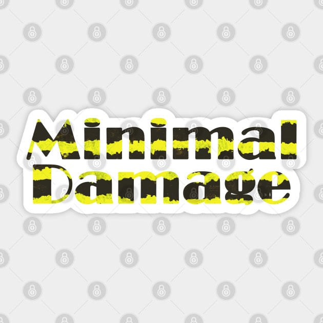 Minimal Damage Sticker by stefy